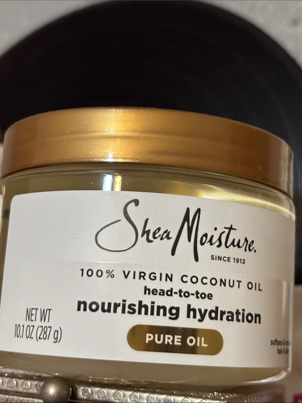 Shea Moisture Gold Jar Nourishing Hydration Coconut Oil 10.1 oz